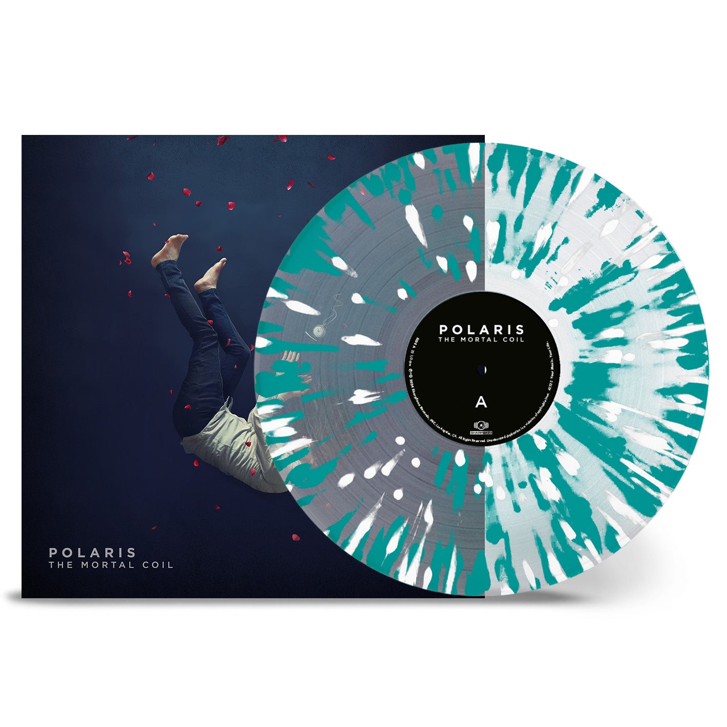 Polaris - 'The Mortal Coil' Clear/White/ Blue Splatter LP (Pre-Order)