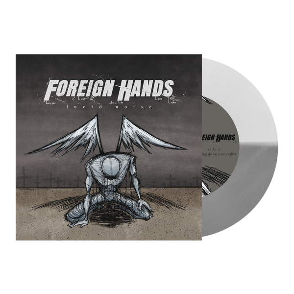 Foreign Hands - 'Lucid Noise' Half Clear / Half Silver 7