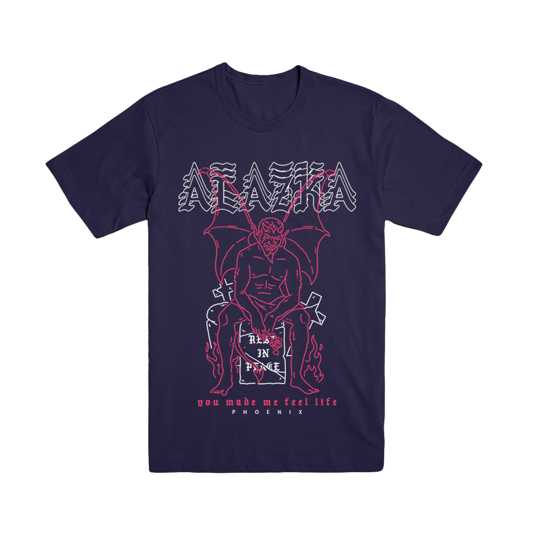 Alazka - Feel Life Navy T-Shirt