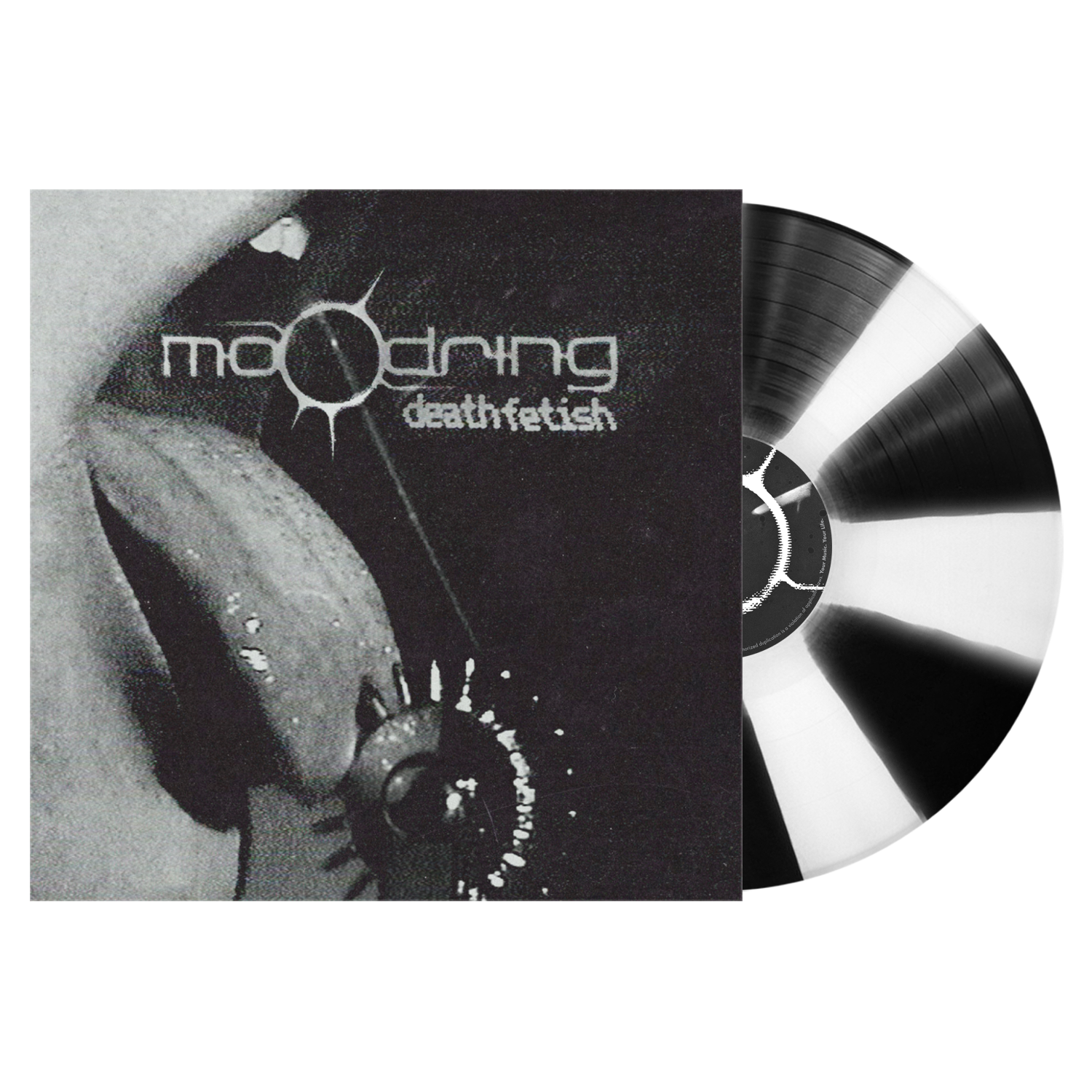Moodring - death fetish Black/White Propeller Vinyl (Pre-Order)