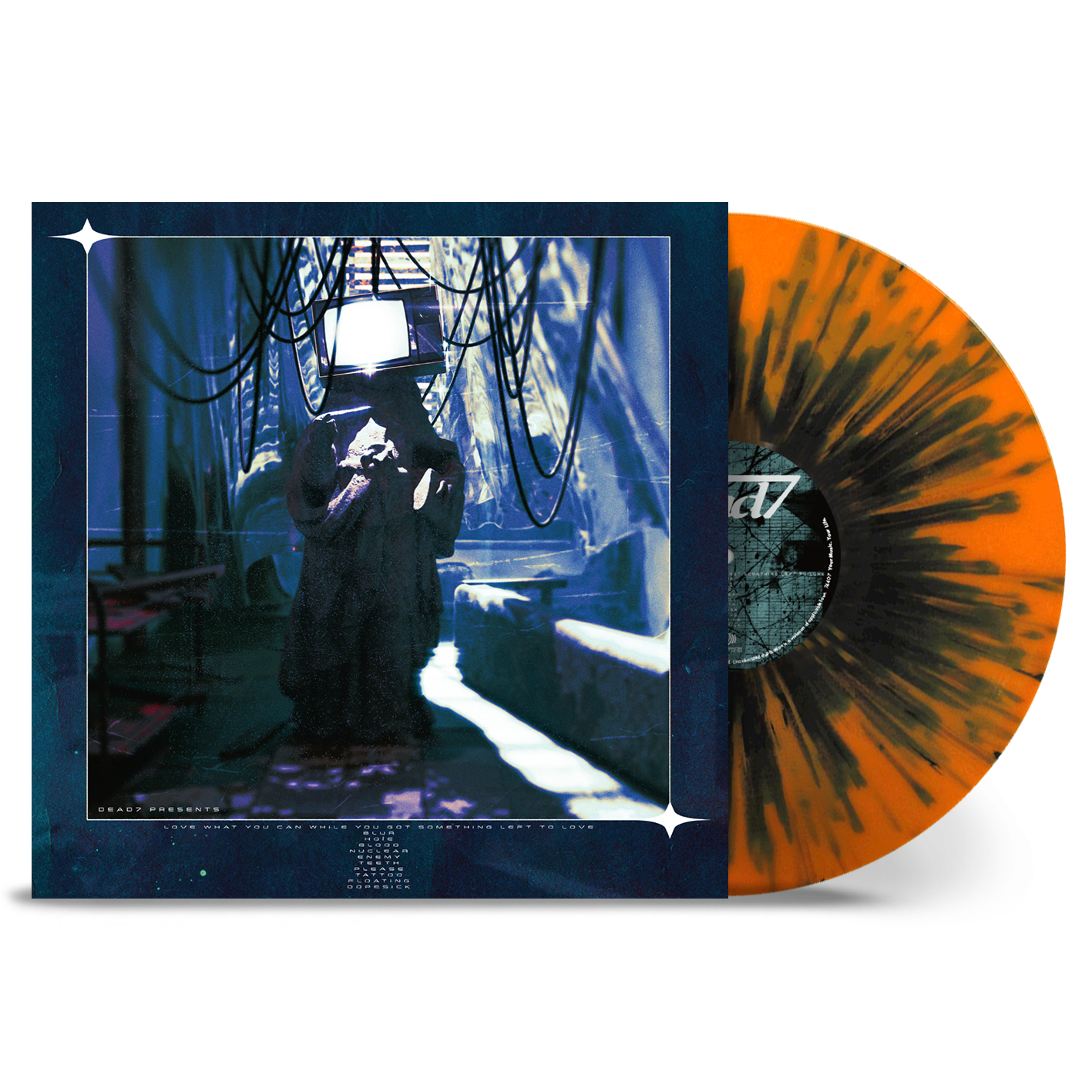 While Splatter dead7 - LOVE WHAT YOU CAN WHILE YOU GOT SOMETHING LEFT TO LOVE Orange