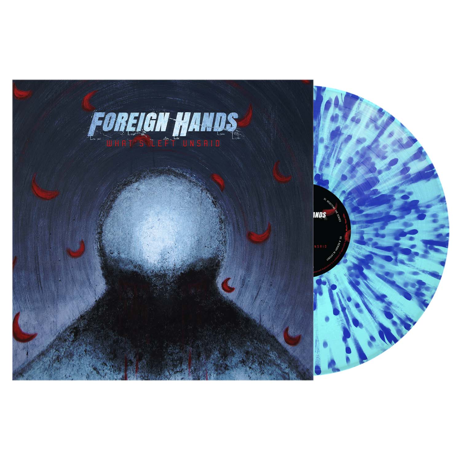 Foreign Hands - 'What's Left Unsaid' Blue Splatter Vinyl (Pre-Order)