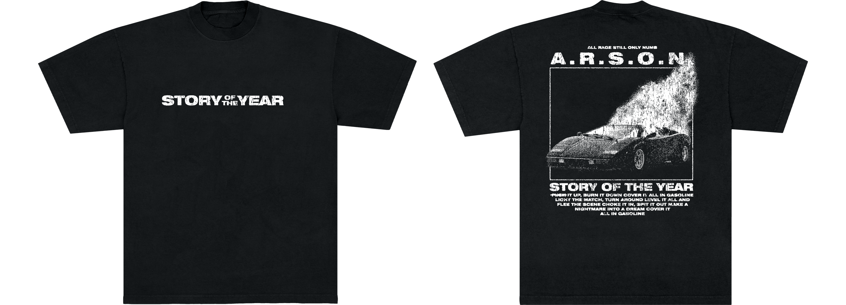 Story Of The Year - Gasoline Shirt (Pre-Order)