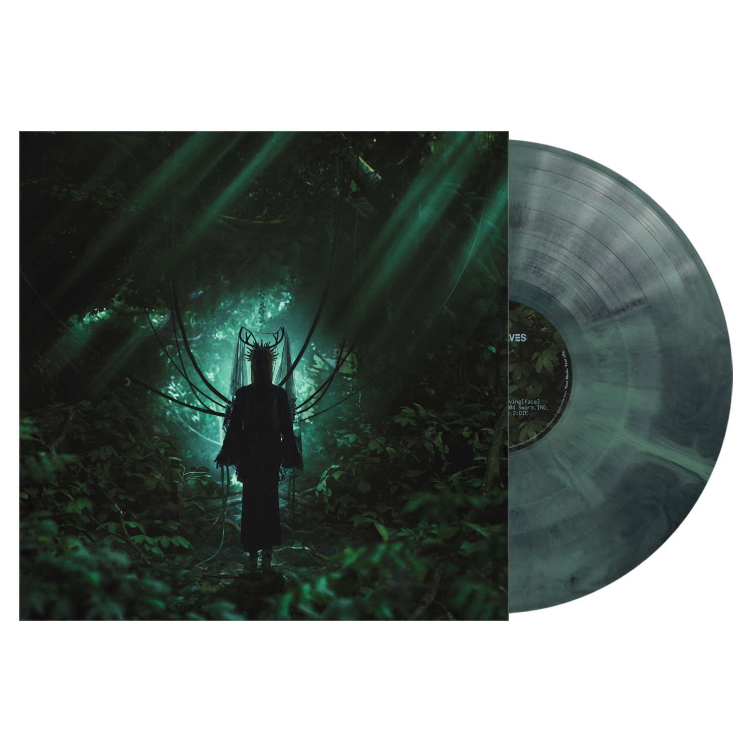 Glasswaves - while(True) Green and Black Galaxy Vinyl (Pre-Order)