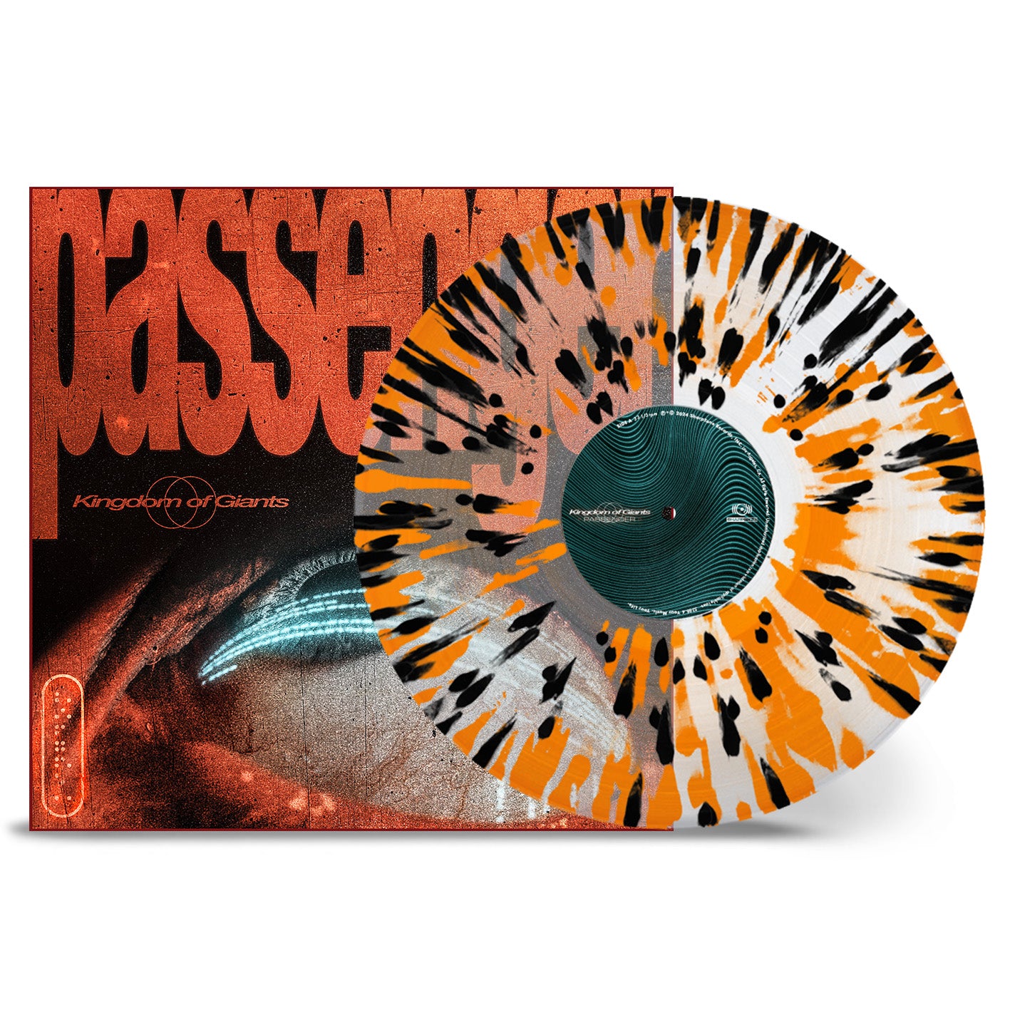 Kingdom of Giants - Passenger Clear Orange/Black Splatter Vinyl (Pre-Order)