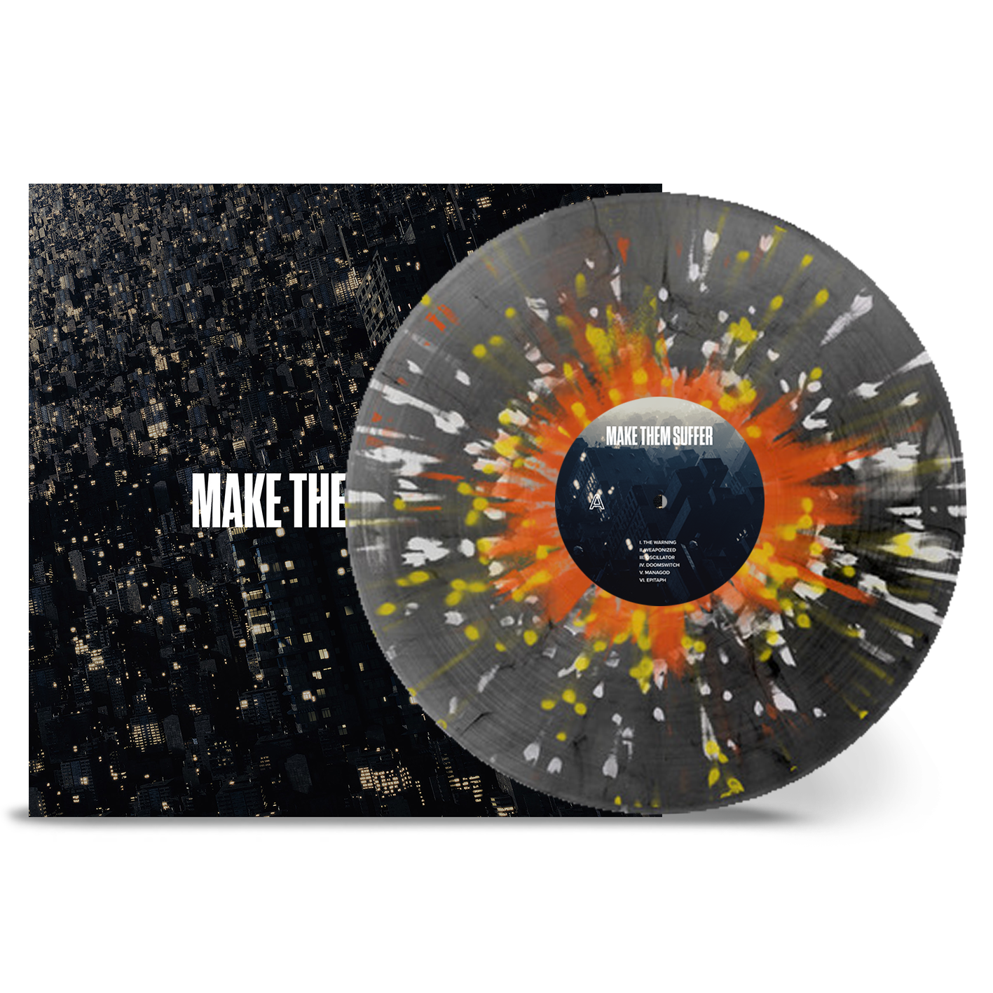 Make Them Suffer - 'S/T' Black Smoke Splatter Vinyl