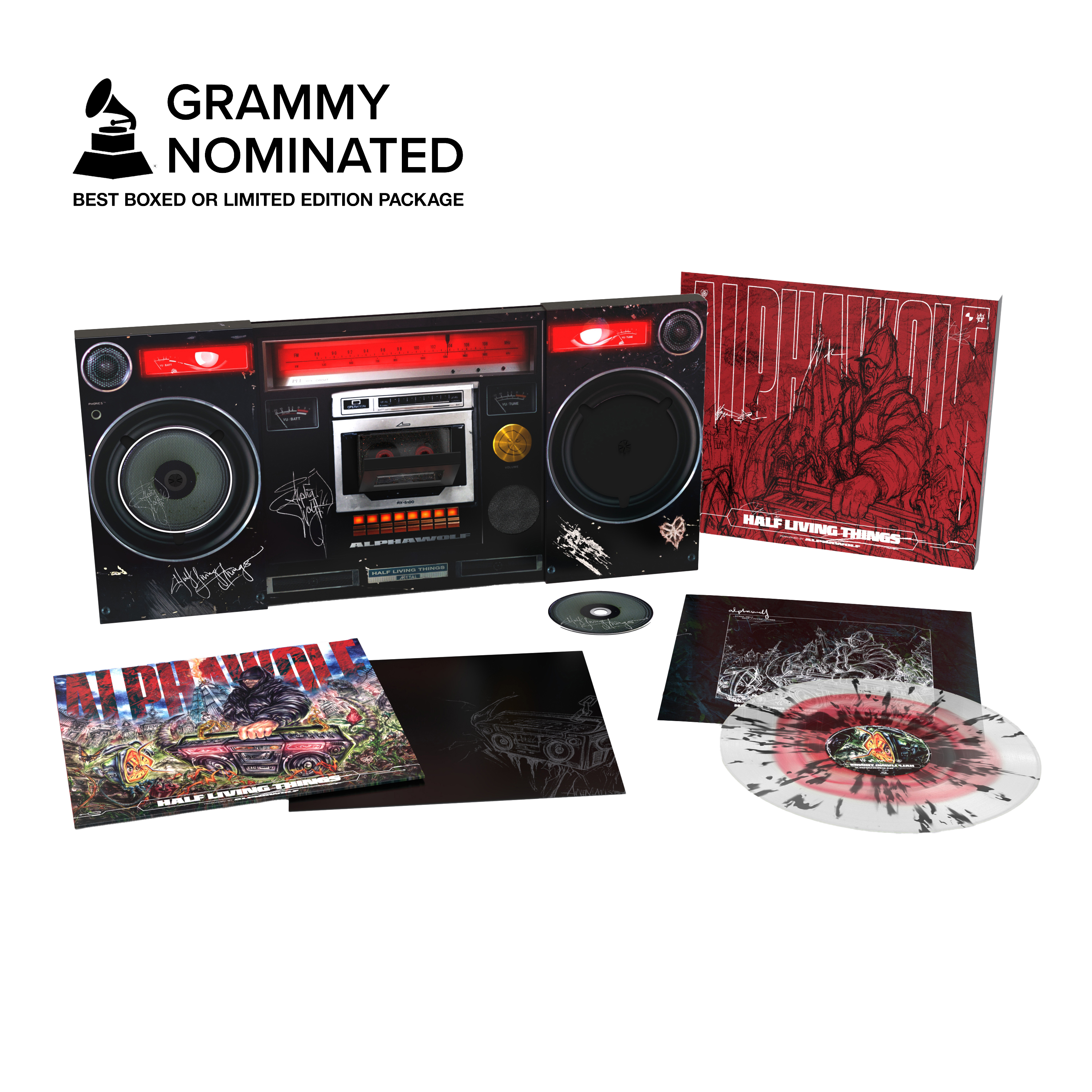 Alpha Wolf - Half Living Things Deluxe Box Set Alpha Wolf - Half Living Things Deluxe Box Set