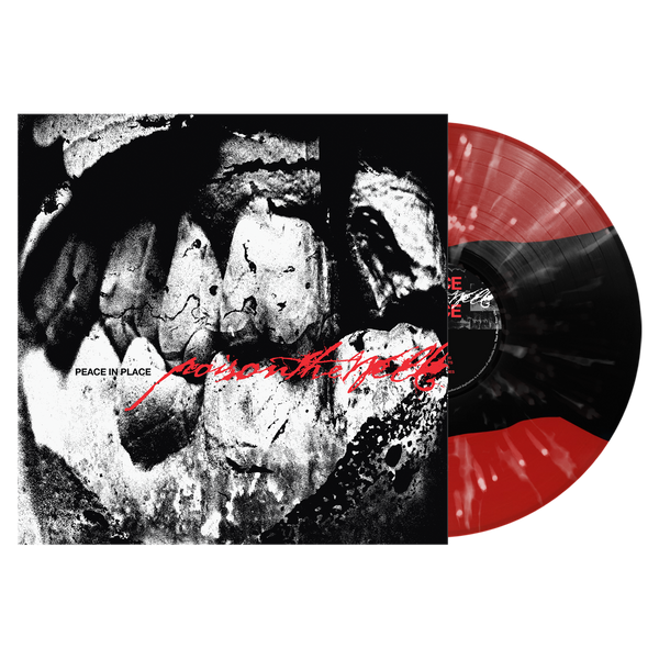 FAB 汚染された井戸/Poison the Well DTD RF英語版2枚 Poison The Well - Peace in Place Red & Black Tri-Stripe w/ White Splat