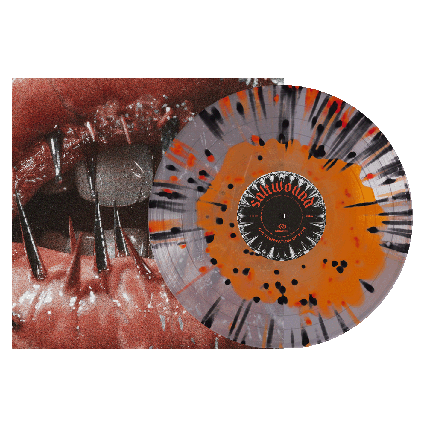 Saltwound - The Temptation of Pain Splatter Vinyl