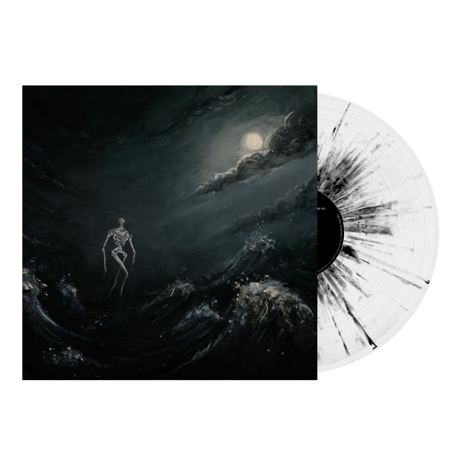 Broadside - 'Into The Raging Sea' White w/ Black Splatter Vinyl