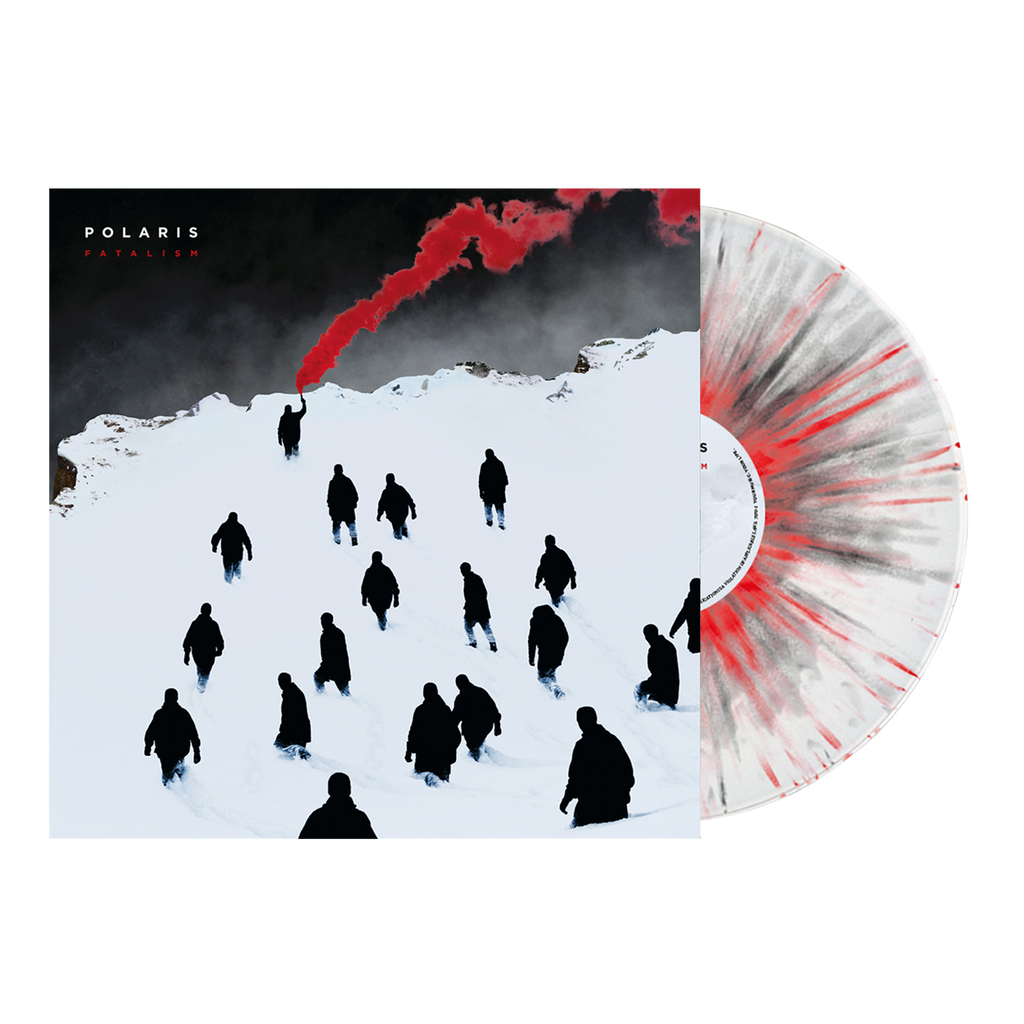 Polaris - 'Fatalism' White w/ Black and Red Splatter Vinyl LP