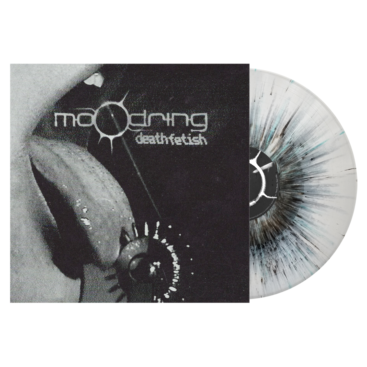 Moodring - death fetish White/Black/Blue Splatter Vinyl (Pre-Order)