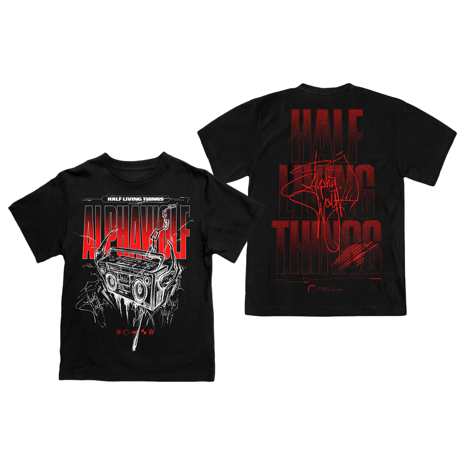 Alpha Wolf - Half Living Things T-Shirt