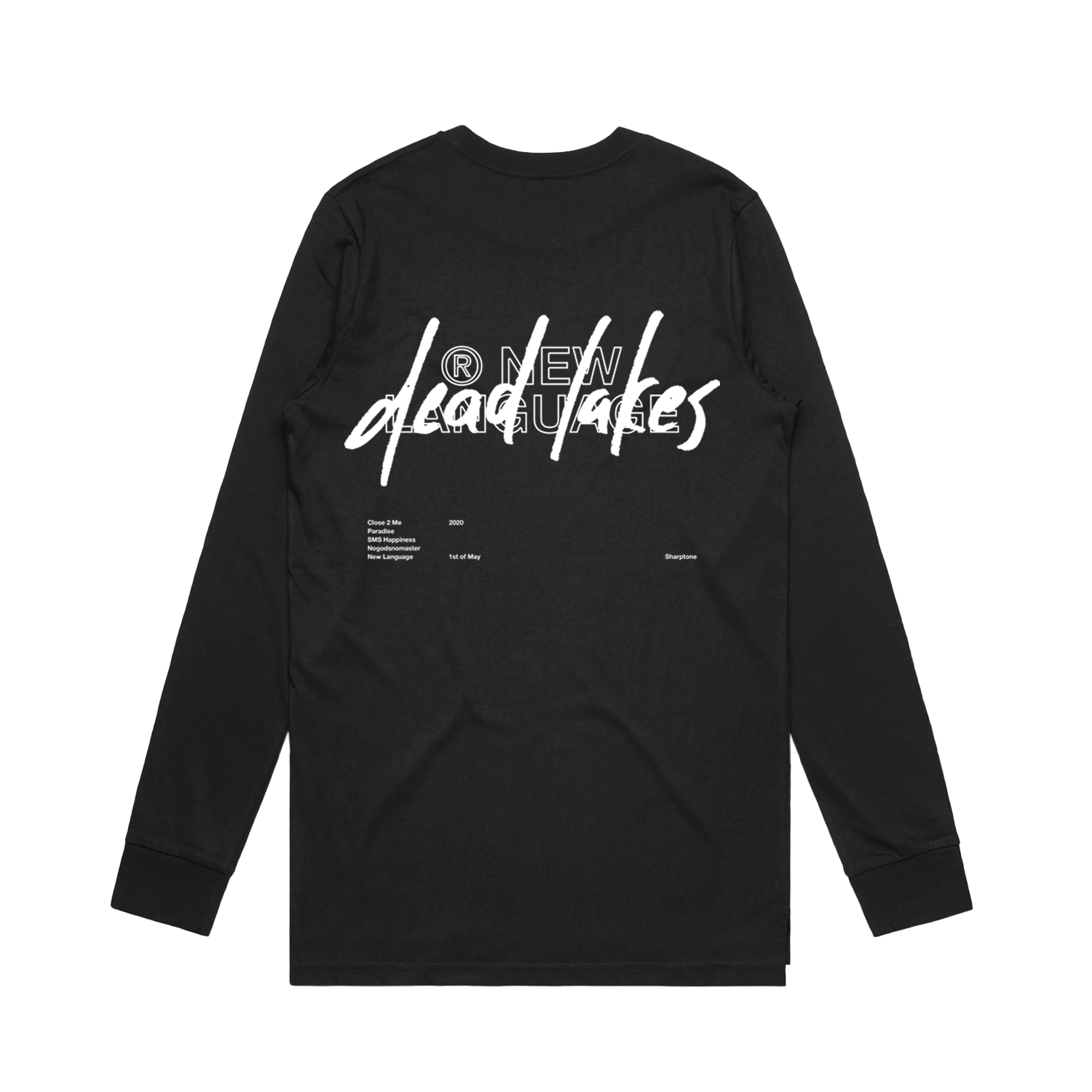 Dead Lakes - Tracklist Long Sleeve