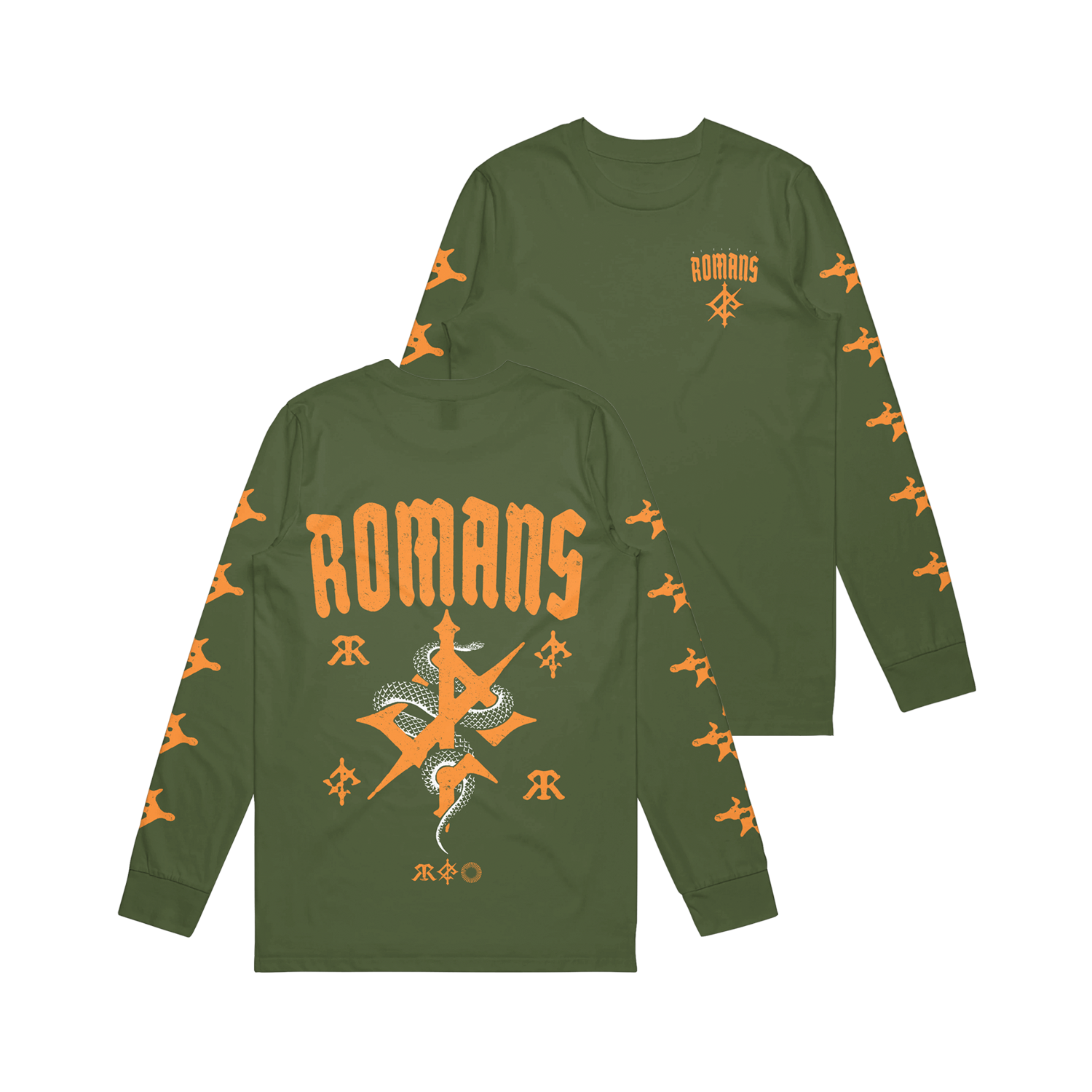 We Came As Romans - Snake Military Green Long Sleeve