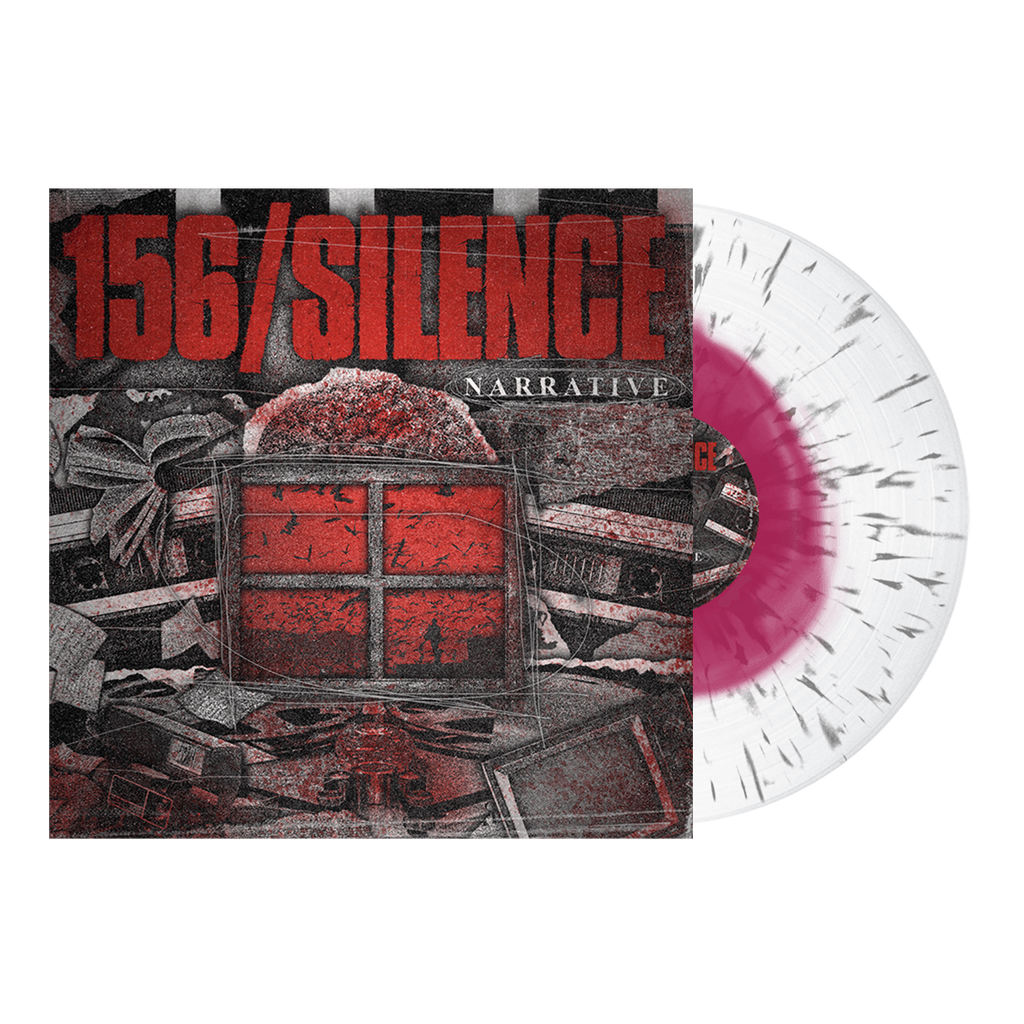 156/Silence - 'Narrative' Magenta in Clear w/ Grey Splatter Vinyl