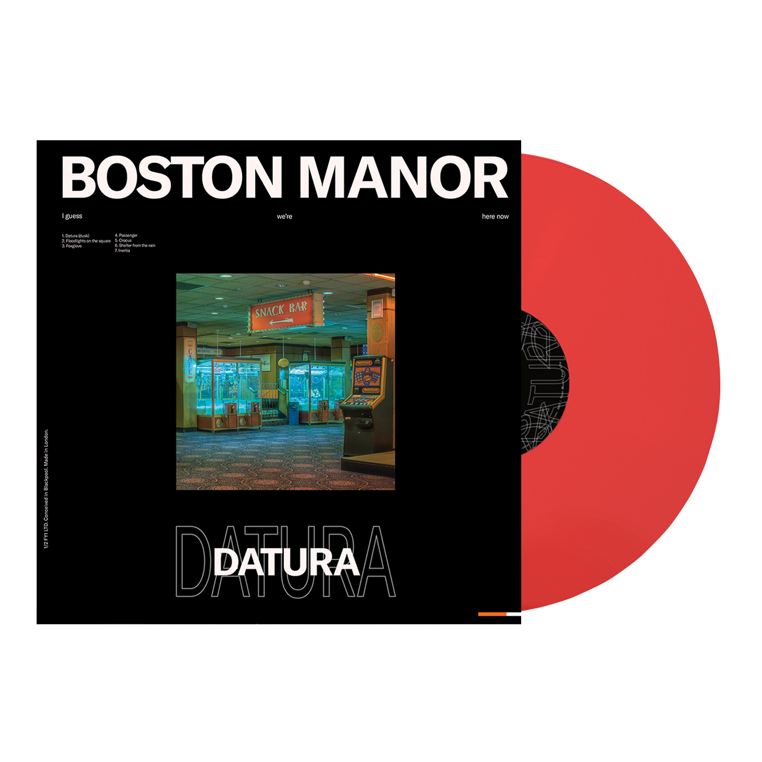 Boston Manor - 'Datura' Transparent Red Vinyl