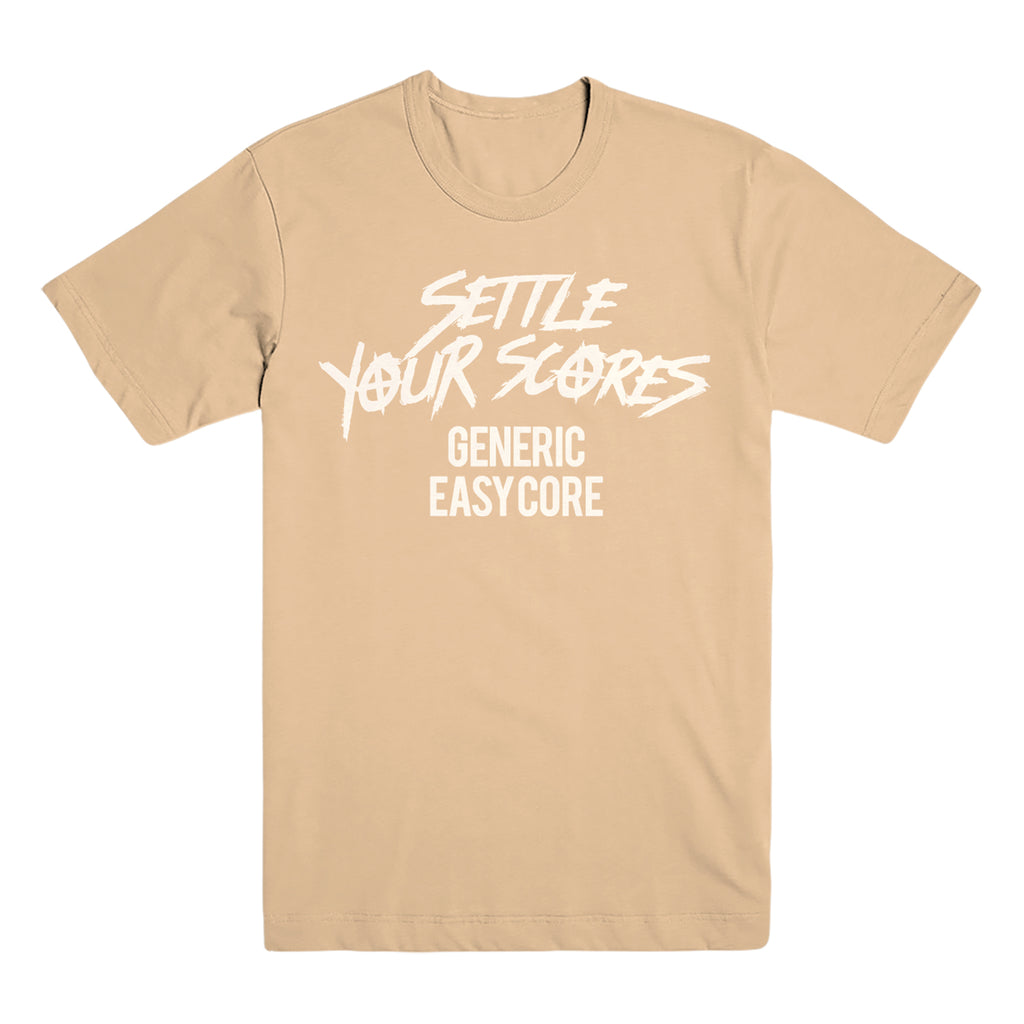 Settle Your Scores - Generic Tee Sand