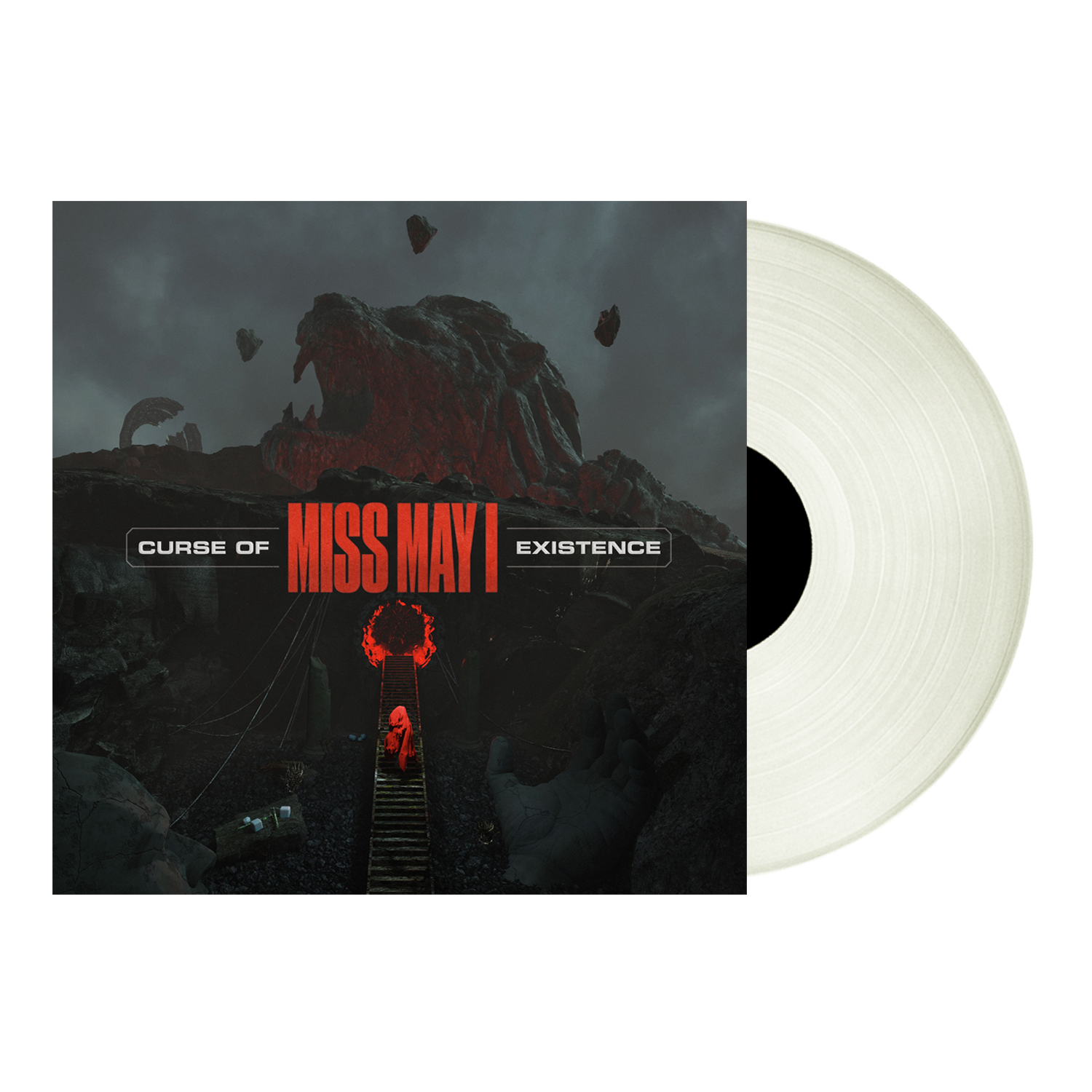 Miss May I - 'Curse of Existence' Transparent Glow in the Dark Vinyl