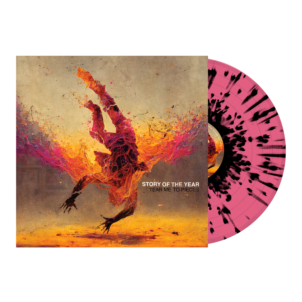 Story Of The Year - 'Tear Me To Pieces' Transparent Magenta w/ Black Splatter Vinyl