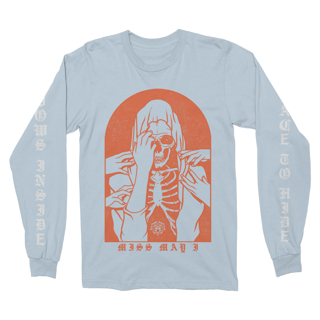 Miss May I - No Place To Hide Light Blue Long Sleeve